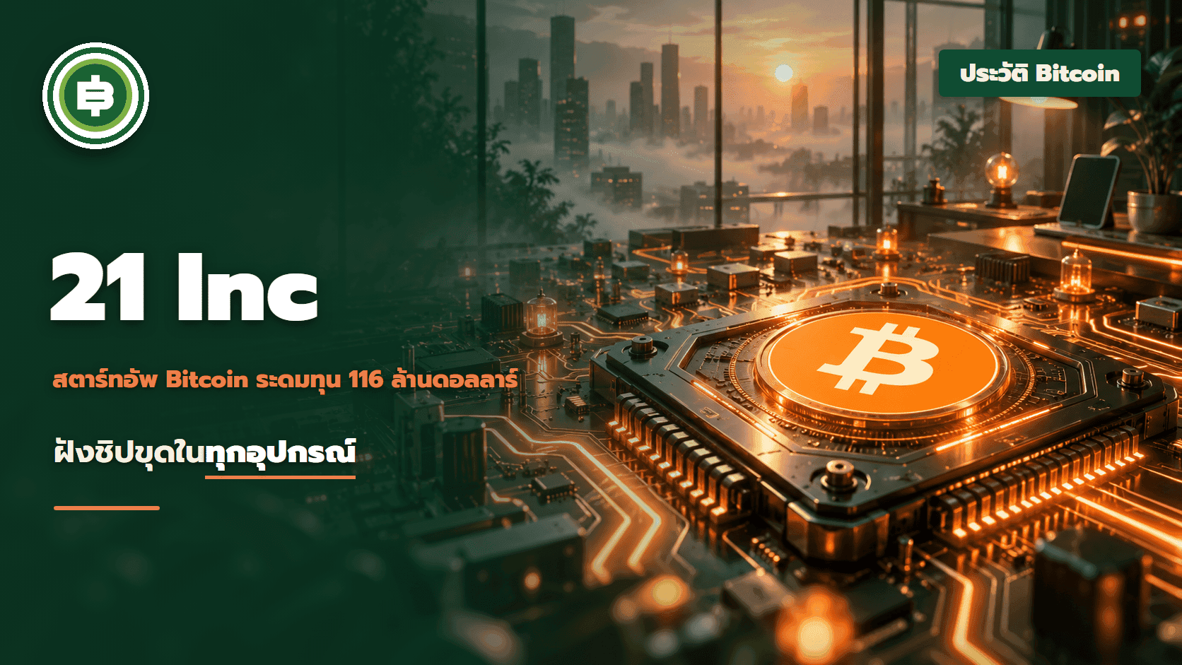 21 Inc ระดมทุน 116 ล้านดอลลาร์ปี 2015 สตาร์ทอัพ Bitcoin ที่อยากฝังชิปขุดในทุกอุปกรณ์ จนกลายเป็น Earn.com ของ Coinbase