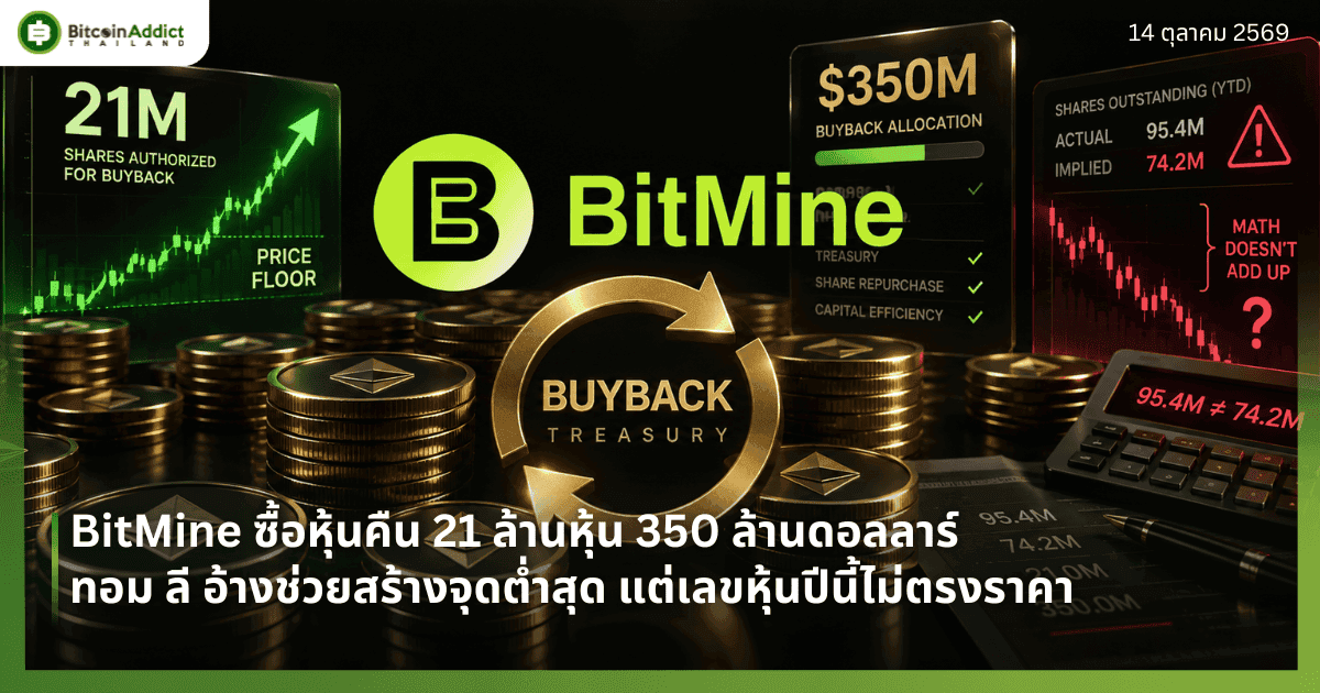 BitMine āļāļ·āđāļāļŦāļļāđāļāļāļ·āļ 21 āļĨāđāļēāļāļŦāļļāđāļ 350 āļĨāđāļēāļāļāļāļĨāļĨāļēāļĢāđ āļāļāļĄ āļĨāļĩ āļāđāļēāļāļāđāļ§āļĒāļŠāļĢāđāļēāļāļāļļāļāļāđāļģāļŠāļļāļ āđāļāđāđāļĨāļāļŦāļļāđāļāļāļĩāļāļĩāđāđāļĄāđāļāļĢāļāļĢāļēāļāļē