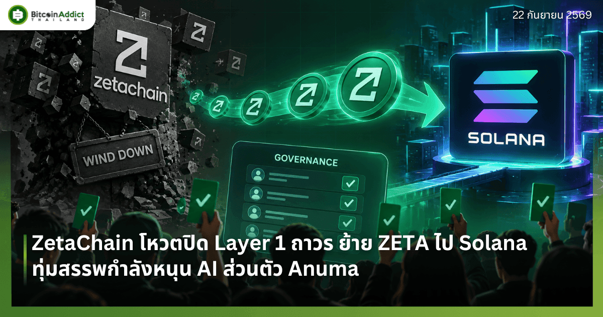 ZetaChain āđāļŦāļ§āļāļāļīāļ Layer 1 āļāļēāļ§āļĢ āļĒāđāļēāļĒ ZETA āđāļ Solana āļāļļāđāļĄāļŠāļĢāļĢāļāļāļģāļĨāļąāļāļŦāļāļļāļ AI āļŠāđāļ§āļāļāļąāļ§ Anuma