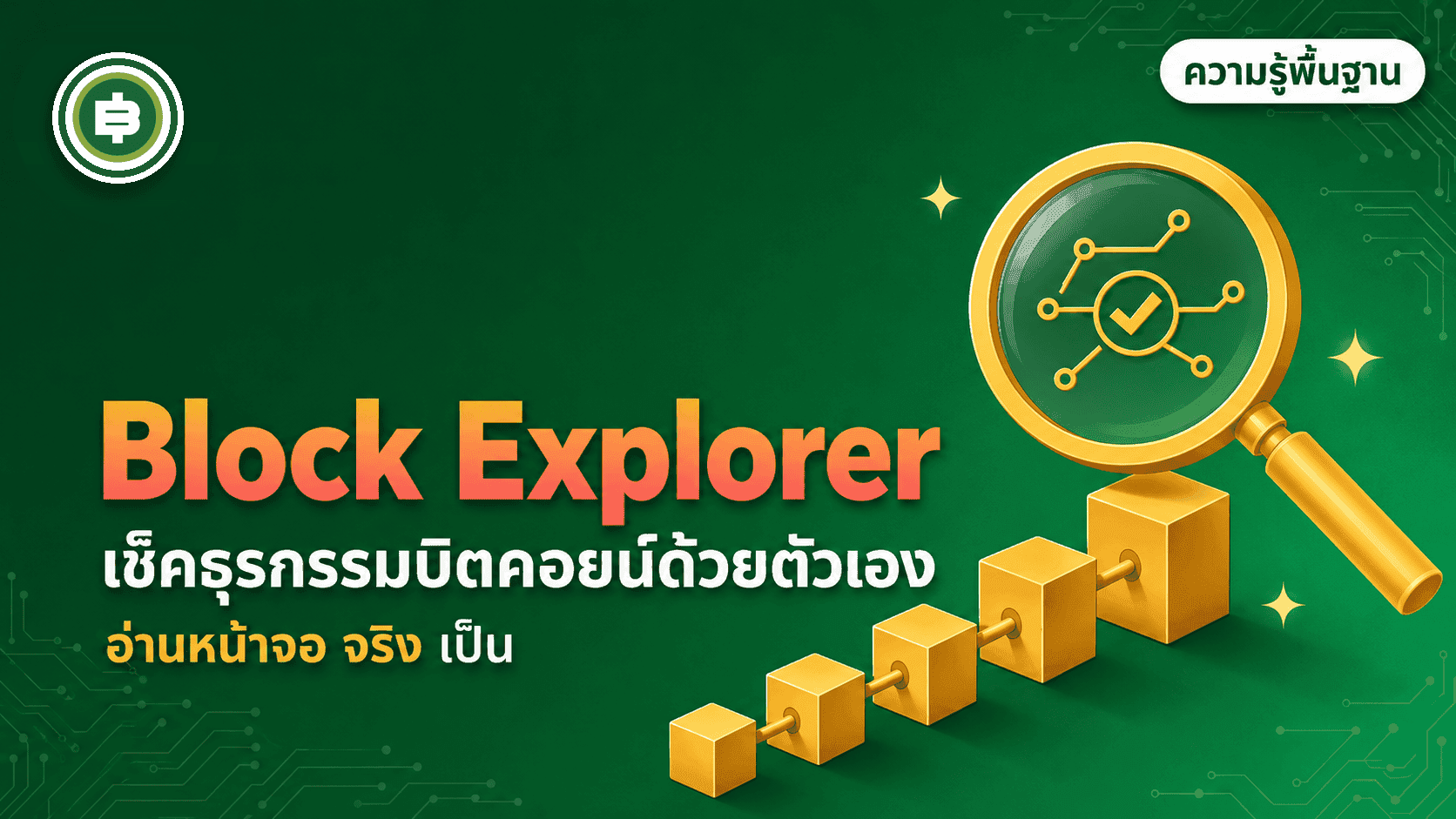 วิธีอ่าน Block Explorer เช็คธุรกรรม Bitcoin ด้วยตัวเอง
