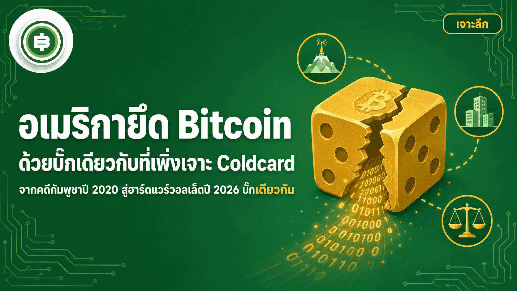 เคส Coldcard คือเคสเดียวกับตอนที่สหรัฐยึด Bitcoin จากกัมพูชา บั๊กเดียวกันที่ขโมยเงินไปนับหมื่นล้าน